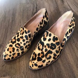 Madewell Frances Calf Hair Leopard Loafer